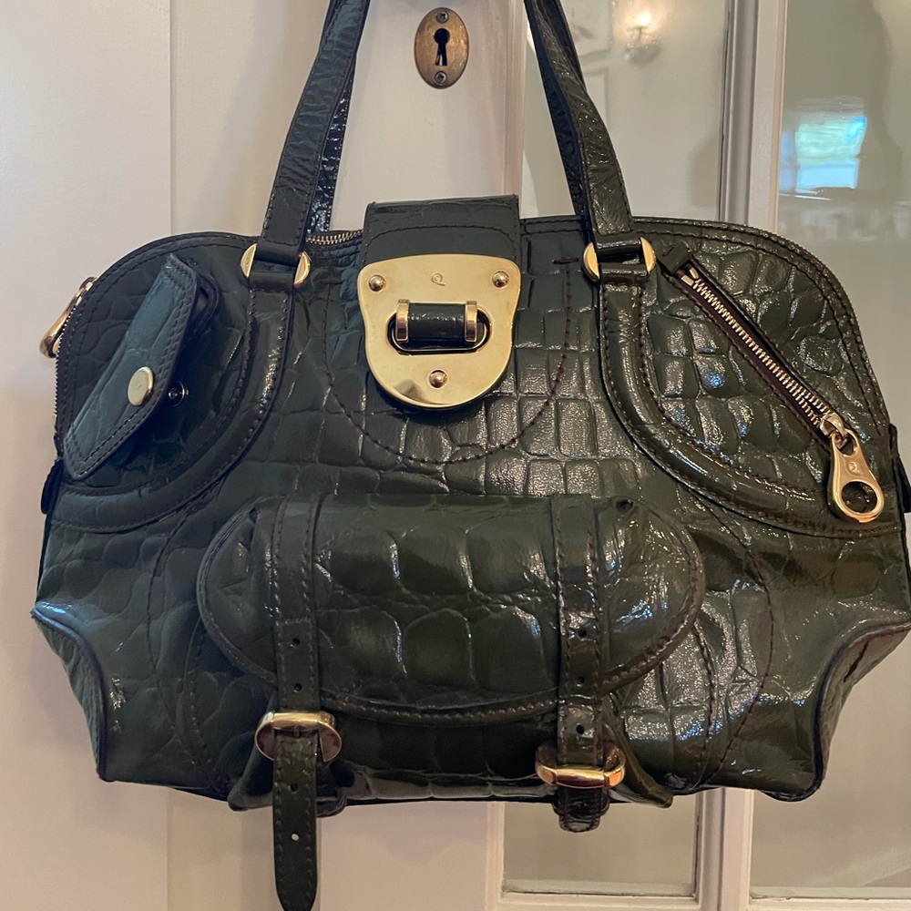 Alexander McQueen Novak Bag Olive - Picture 1 of 1